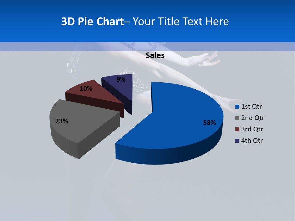 Voluptuous Dancer Shaking PowerPoint Template