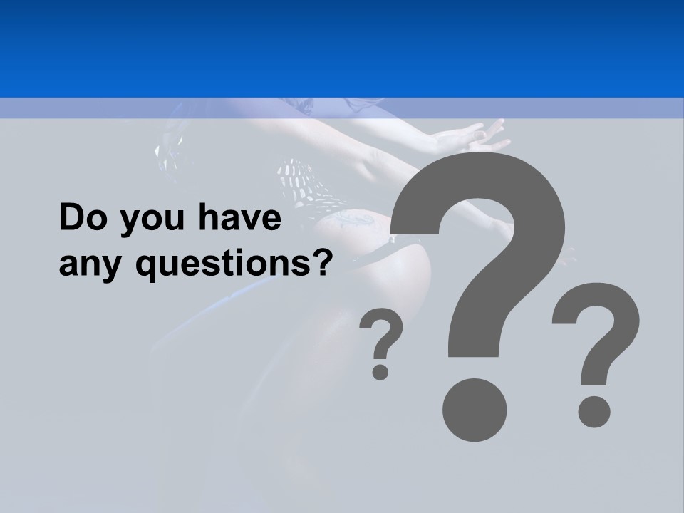 Voluptuous Dancer Shaking PowerPoint Template