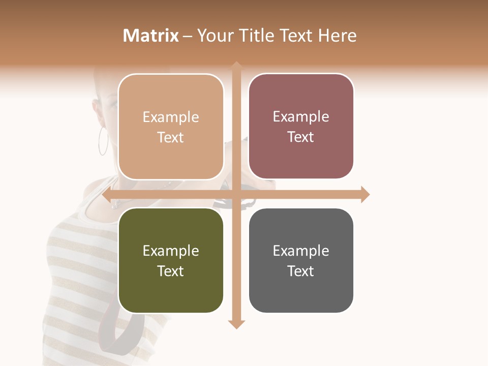 Beauty Lens White PowerPoint Template