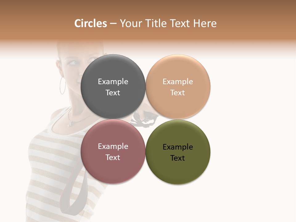 Beauty Lens White PowerPoint Template