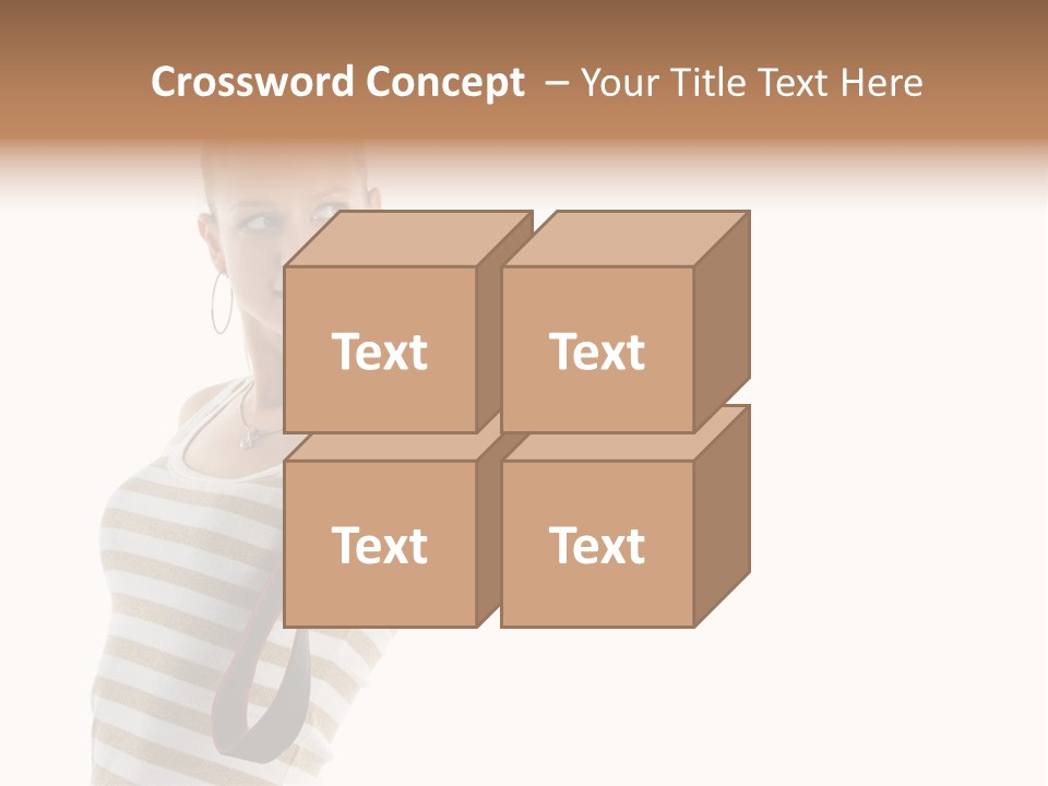 Beauty Lens White PowerPoint Template