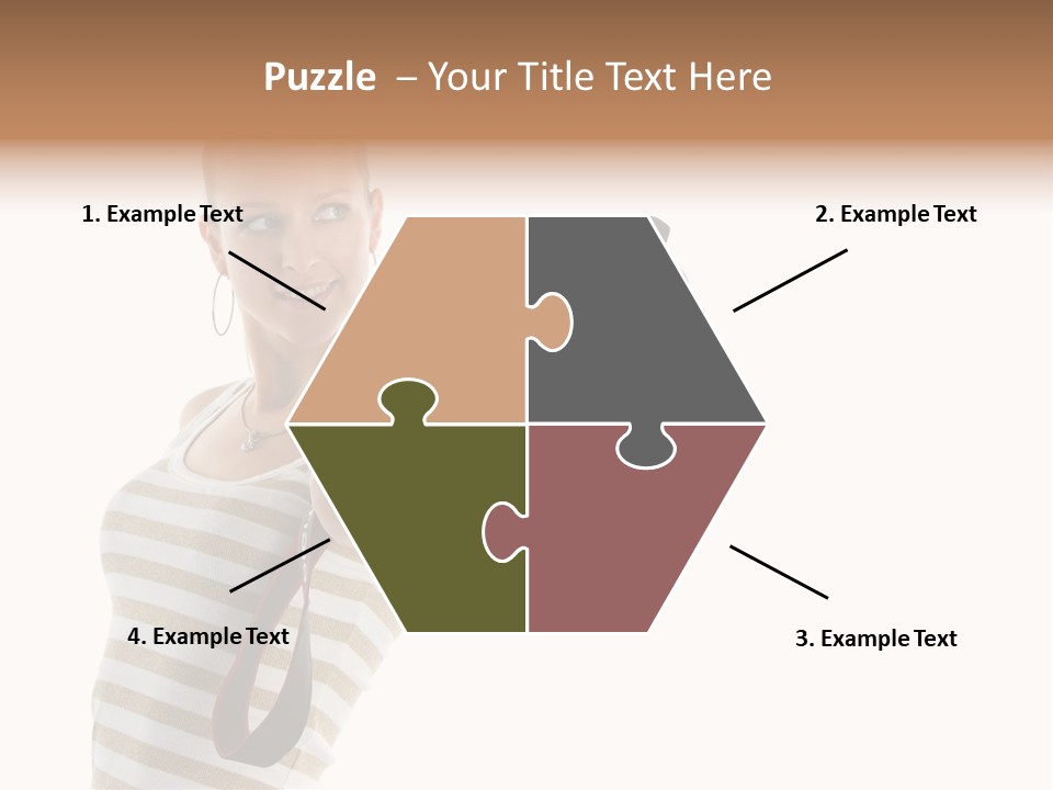 Beauty Lens White PowerPoint Template