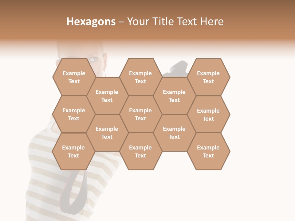 Beauty Lens White PowerPoint Template