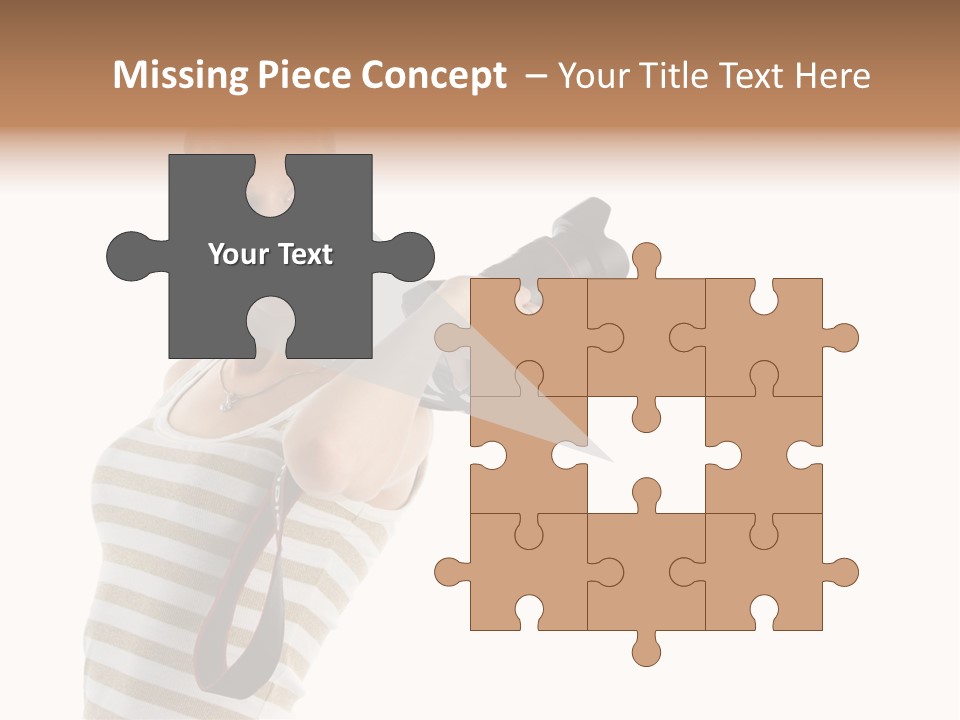 Beauty Lens White PowerPoint Template