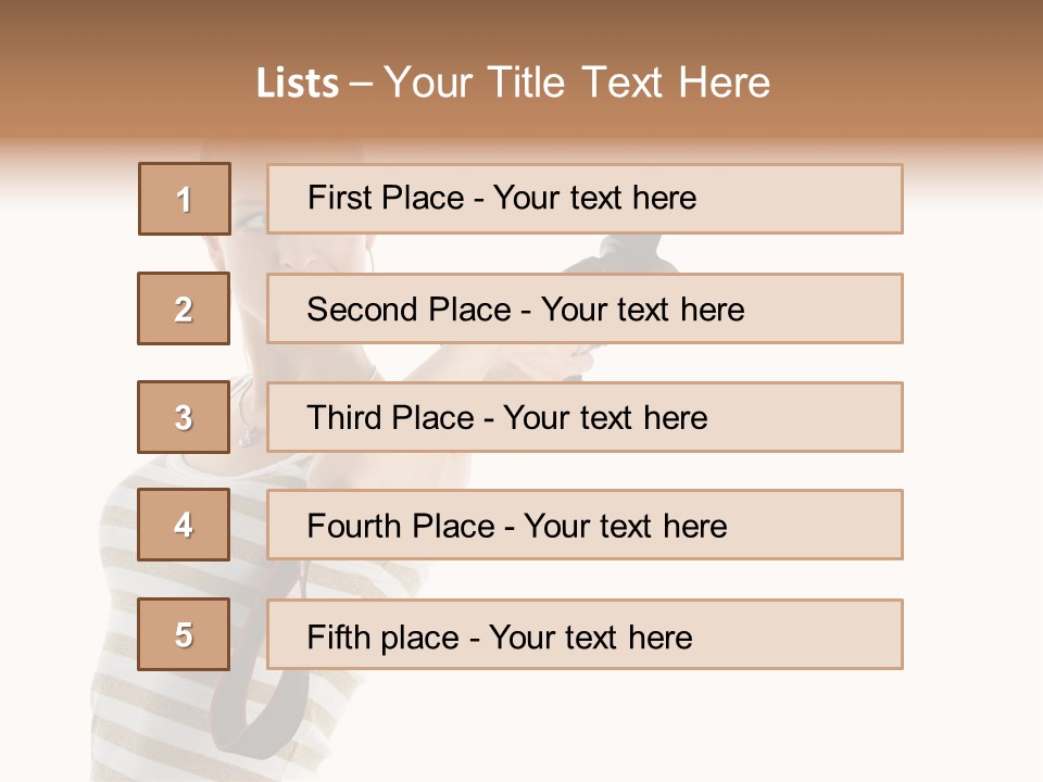 Beauty Lens White PowerPoint Template