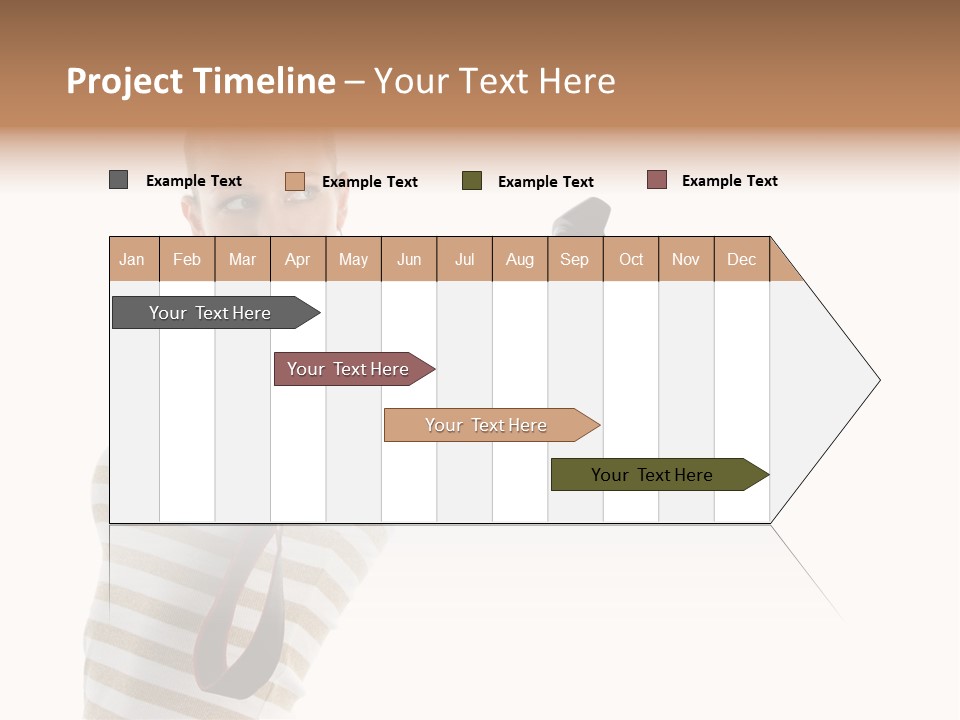 Beauty Lens White PowerPoint Template