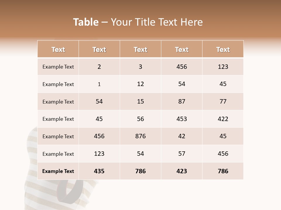 Beauty Lens White PowerPoint Template