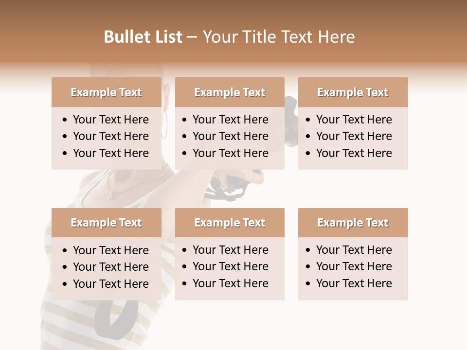 Beauty Lens White PowerPoint Template