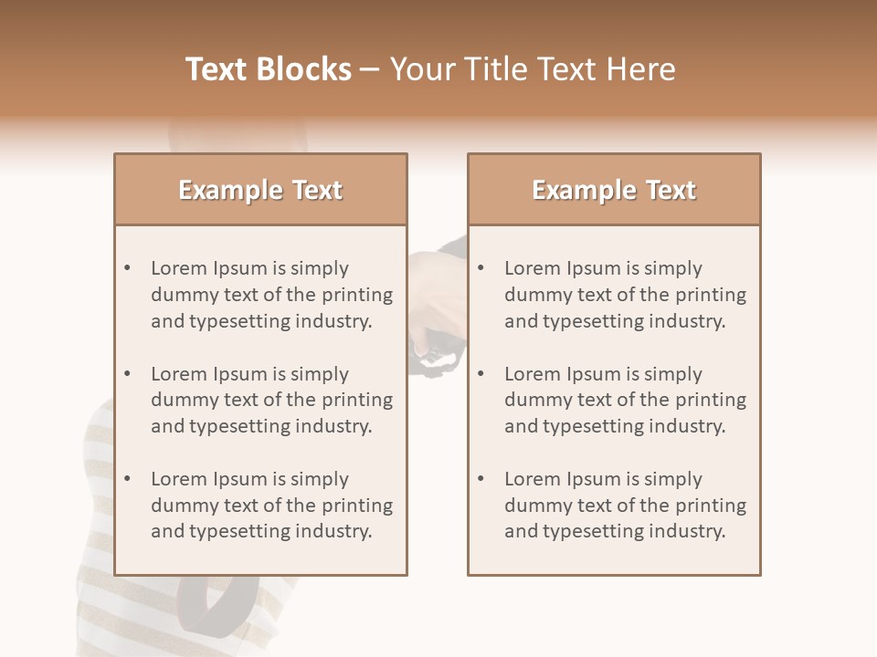 Beauty Lens White PowerPoint Template