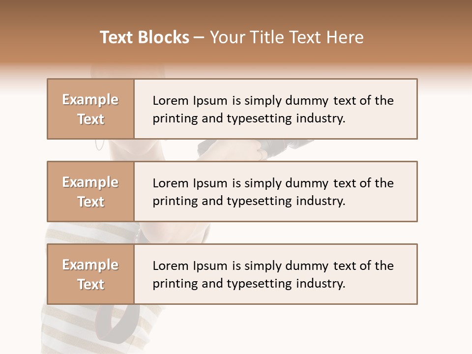 Beauty Lens White PowerPoint Template