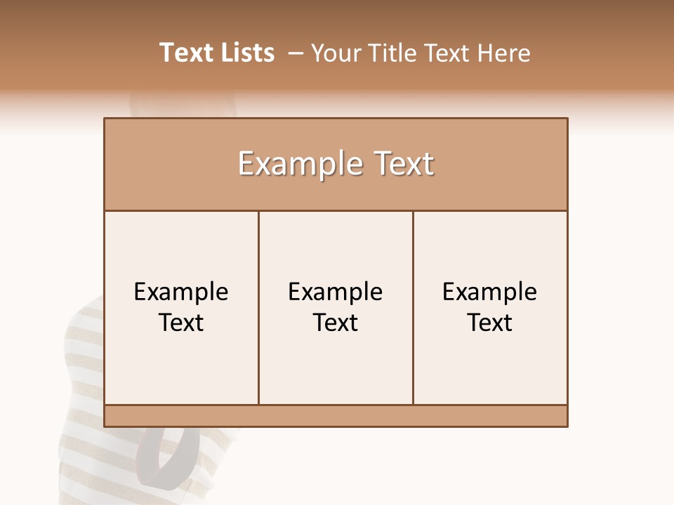Beauty Lens White PowerPoint Template