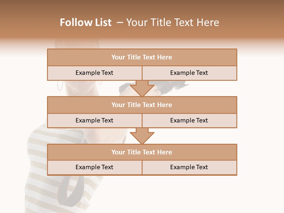 Beauty Lens White PowerPoint Template