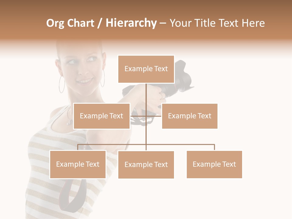 Beauty Lens White PowerPoint Template