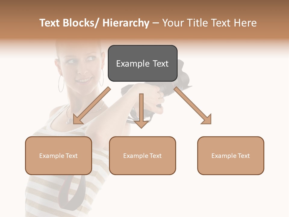 Beauty Lens White PowerPoint Template