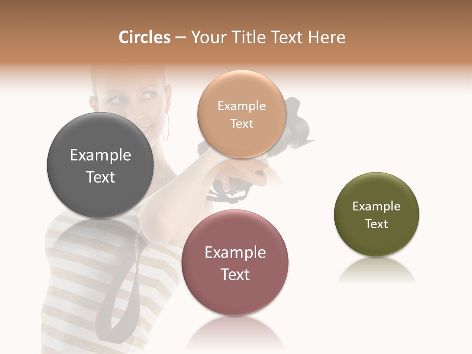 Beauty Lens White PowerPoint Template