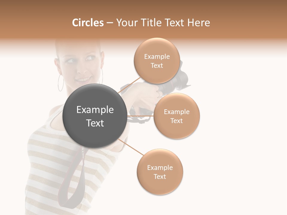 Beauty Lens White PowerPoint Template