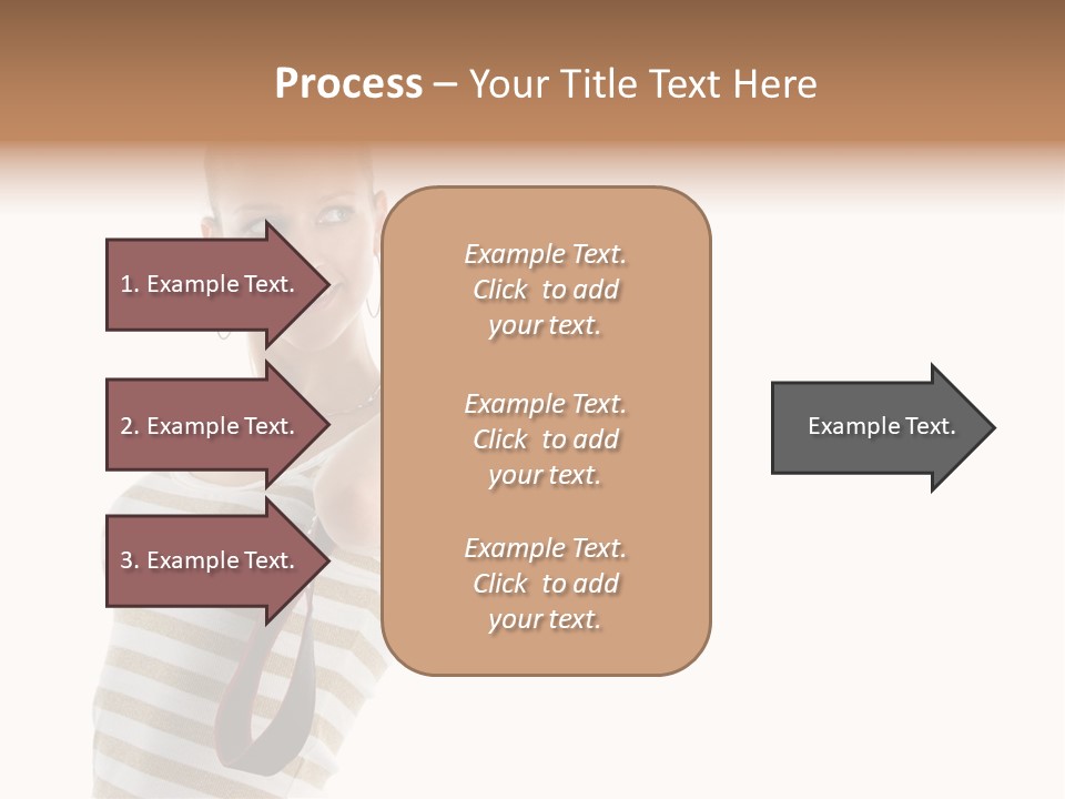 Beauty Lens White PowerPoint Template