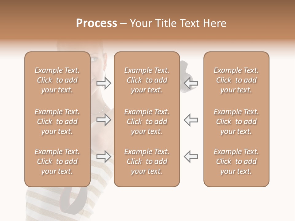 Beauty Lens White PowerPoint Template