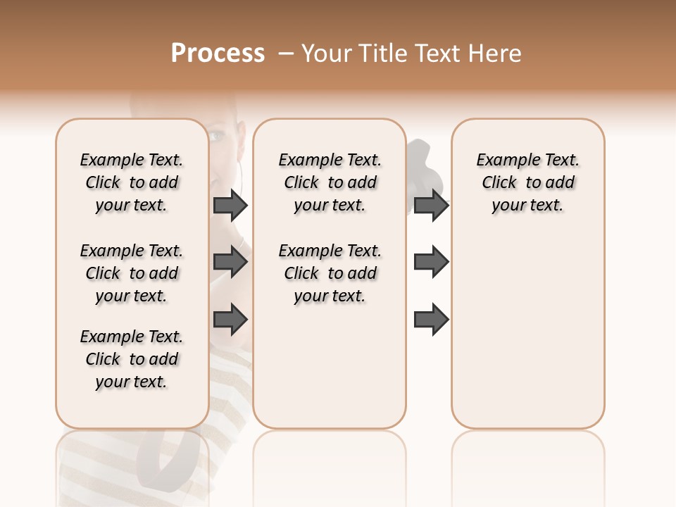 Beauty Lens White PowerPoint Template