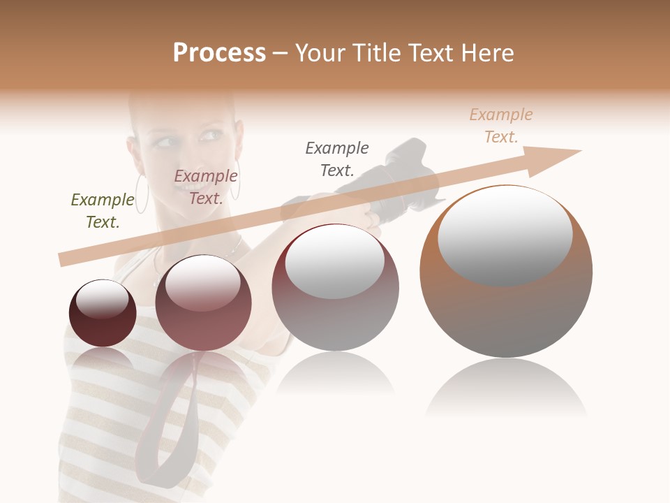 Beauty Lens White PowerPoint Template