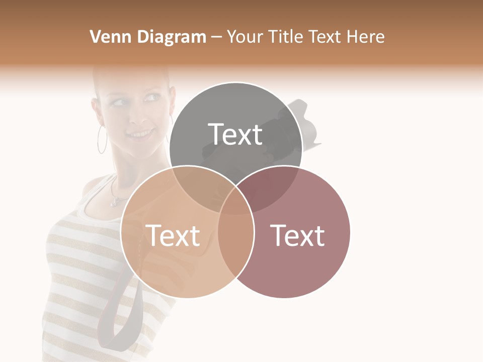 Beauty Lens White PowerPoint Template