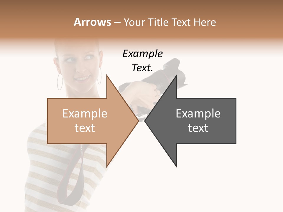 Beauty Lens White PowerPoint Template