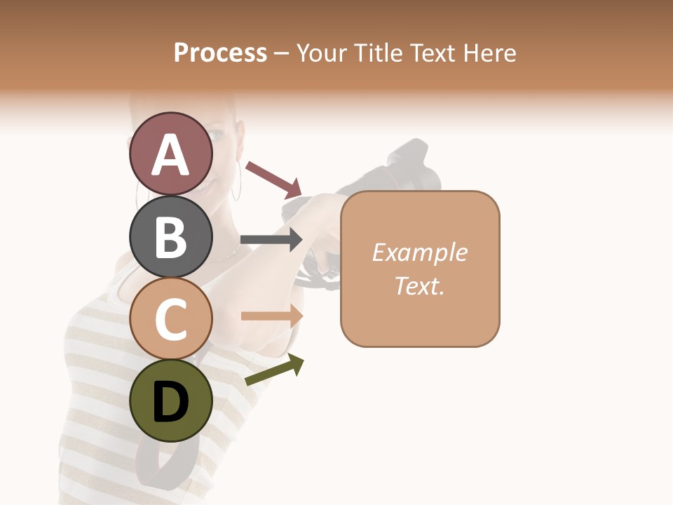 Beauty Lens White PowerPoint Template