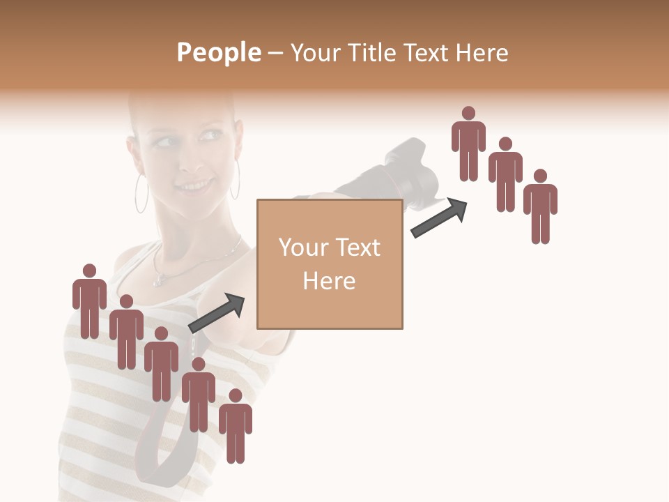 Beauty Lens White PowerPoint Template