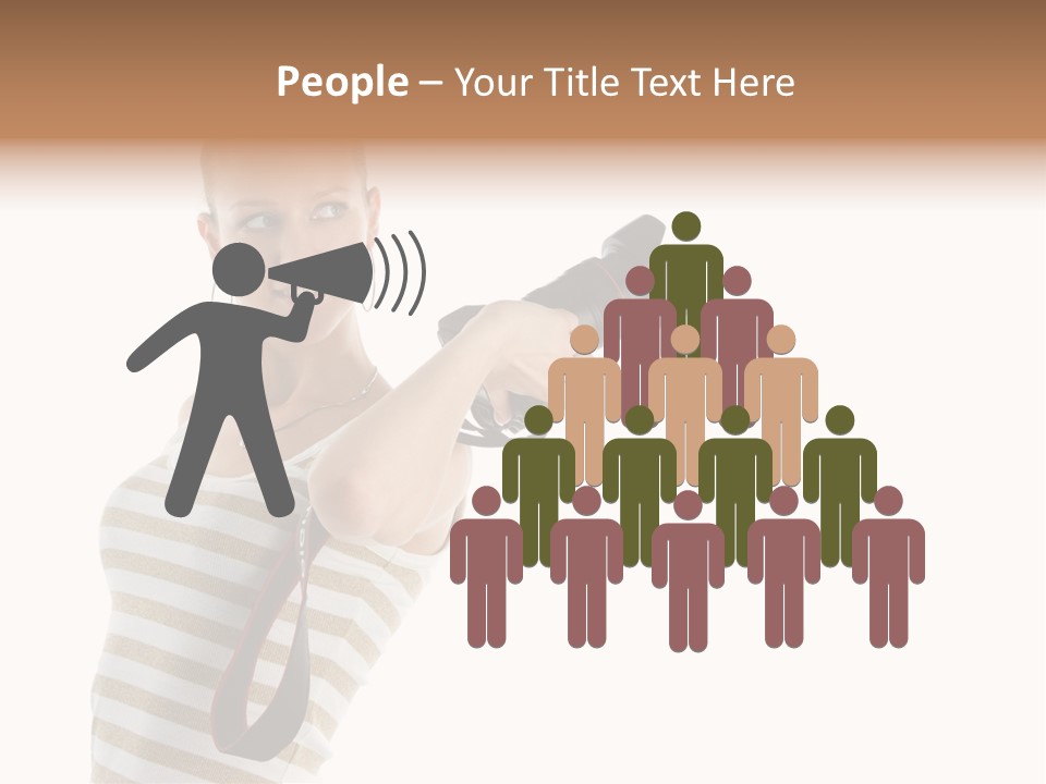 Beauty Lens White PowerPoint Template