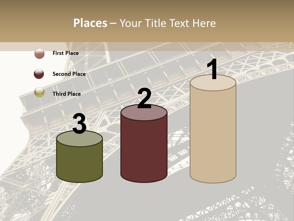 Metal Paris City PowerPoint Template