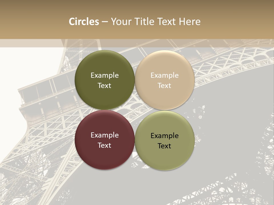 Metal Paris City PowerPoint Template