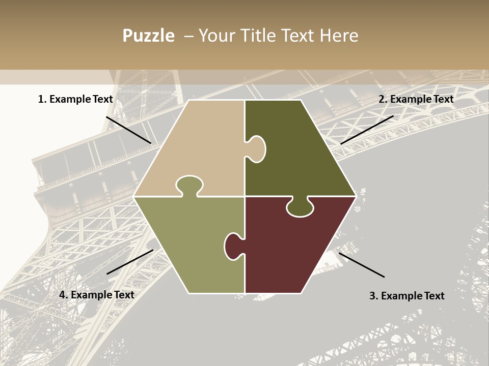 Metal Paris City PowerPoint Template