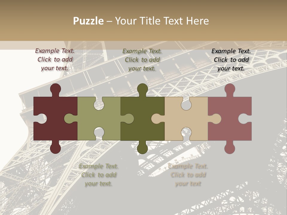 Metal Paris City PowerPoint Template