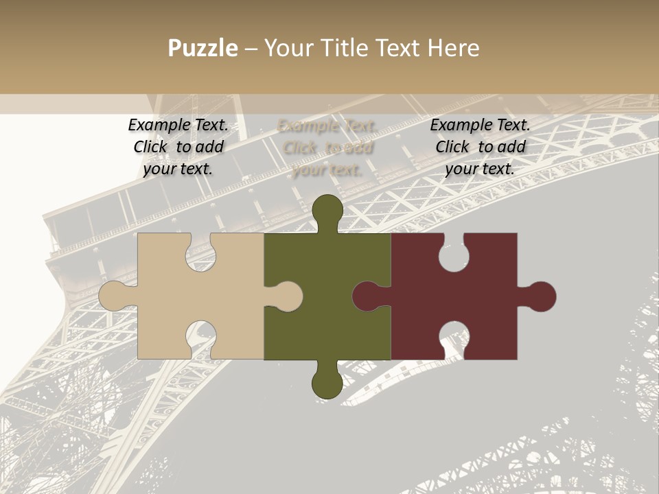 Metal Paris City PowerPoint Template