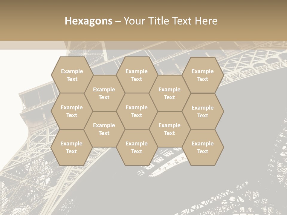 Metal Paris City PowerPoint Template