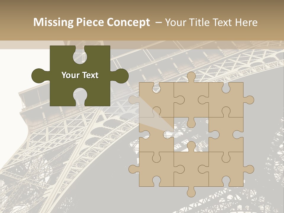 Metal Paris City PowerPoint Template