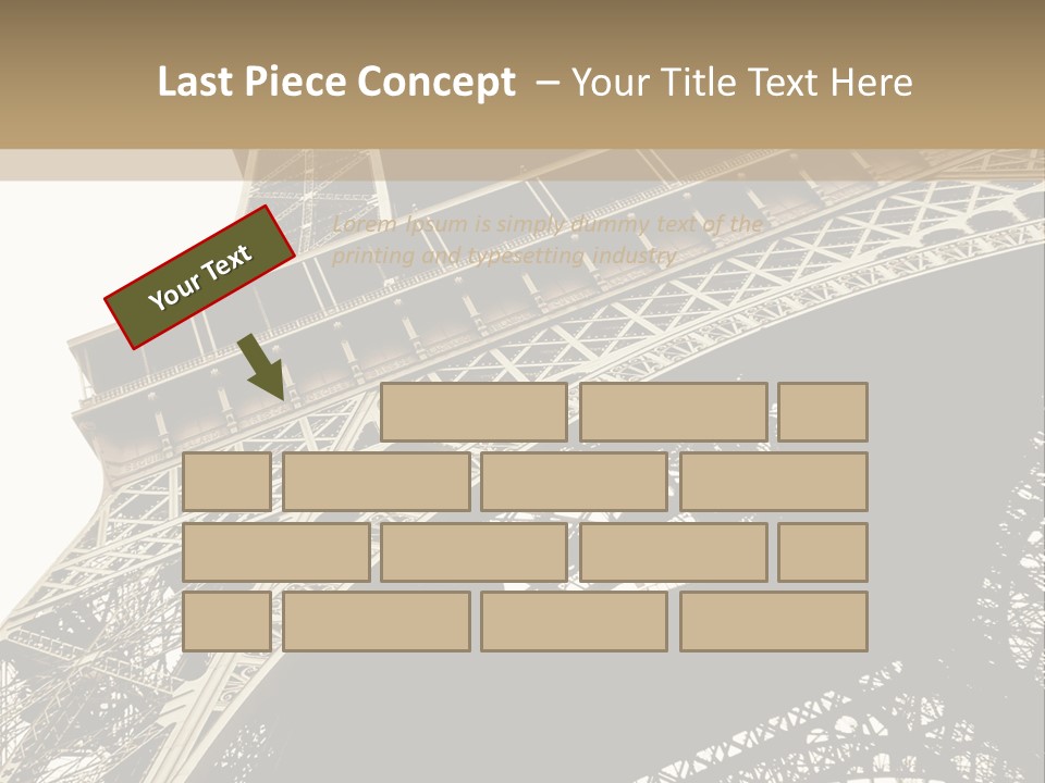 Metal Paris City PowerPoint Template