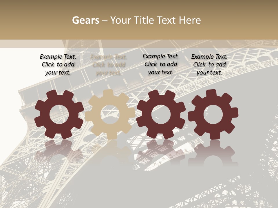 Metal Paris City PowerPoint Template