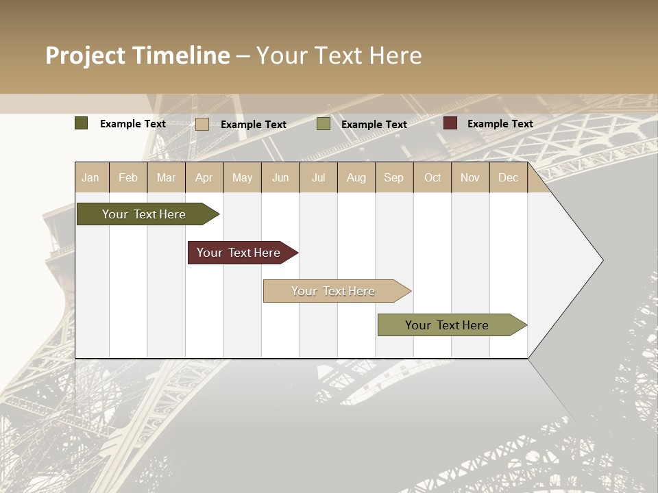 Metal Paris City PowerPoint Template