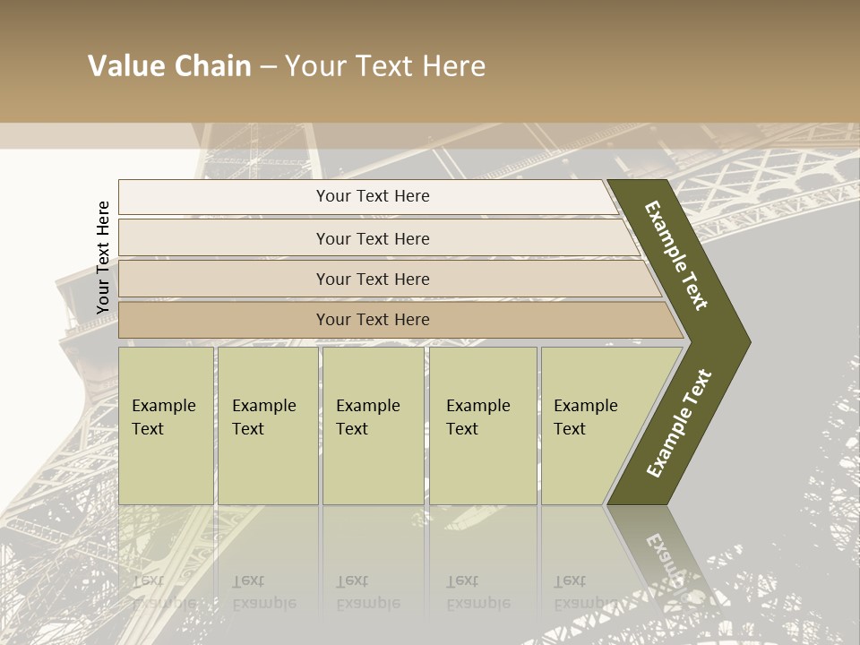 Metal Paris City PowerPoint Template
