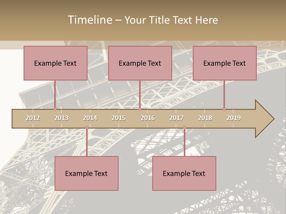 Metal Paris City PowerPoint Template