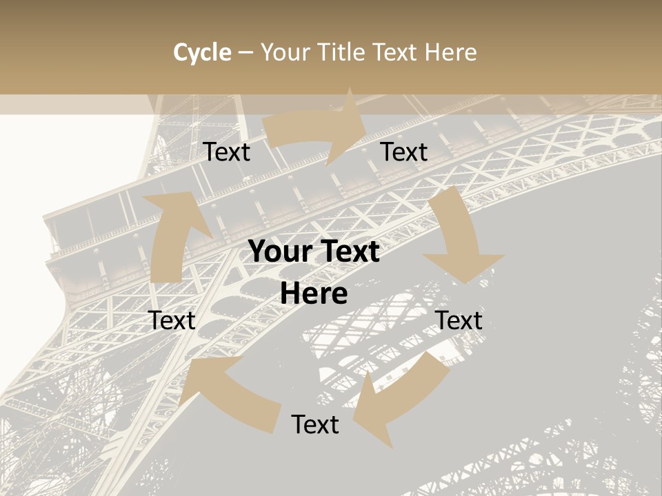 Metal Paris City PowerPoint Template