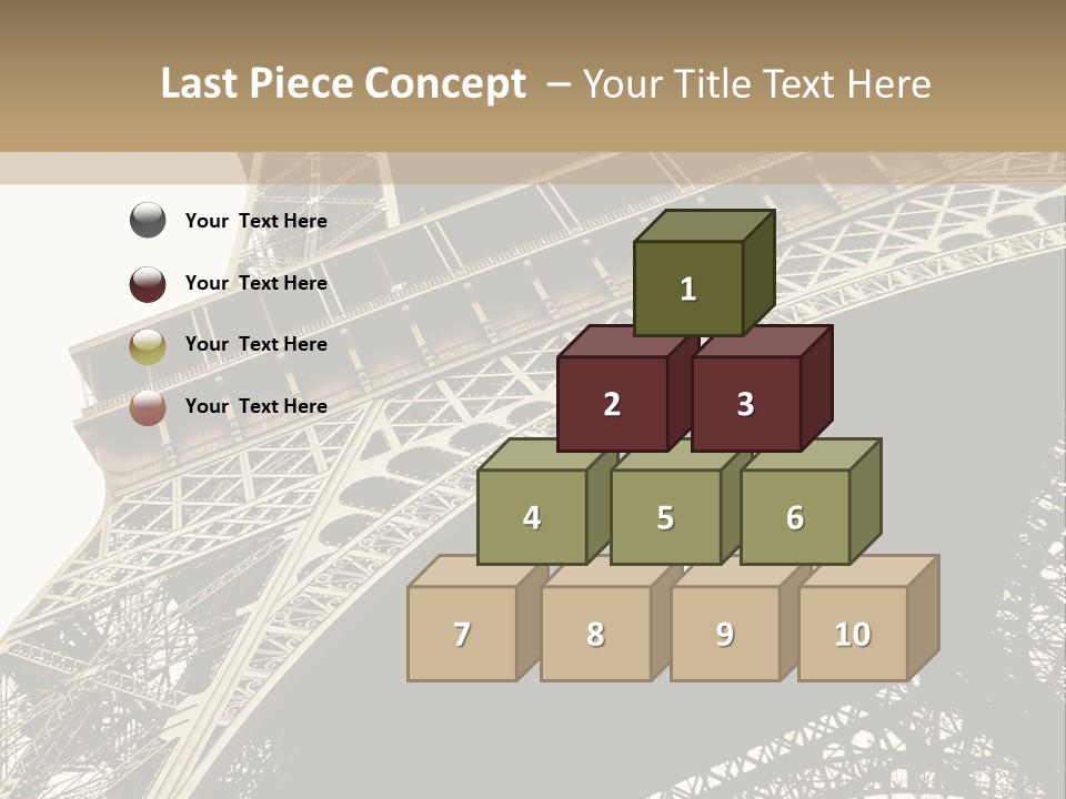 Metal Paris City PowerPoint Template