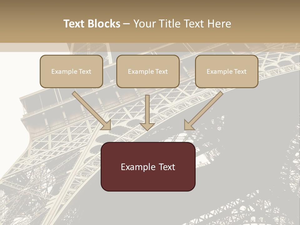 Metal Paris City PowerPoint Template