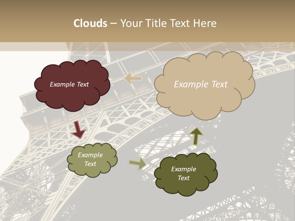 Metal Paris City PowerPoint Template