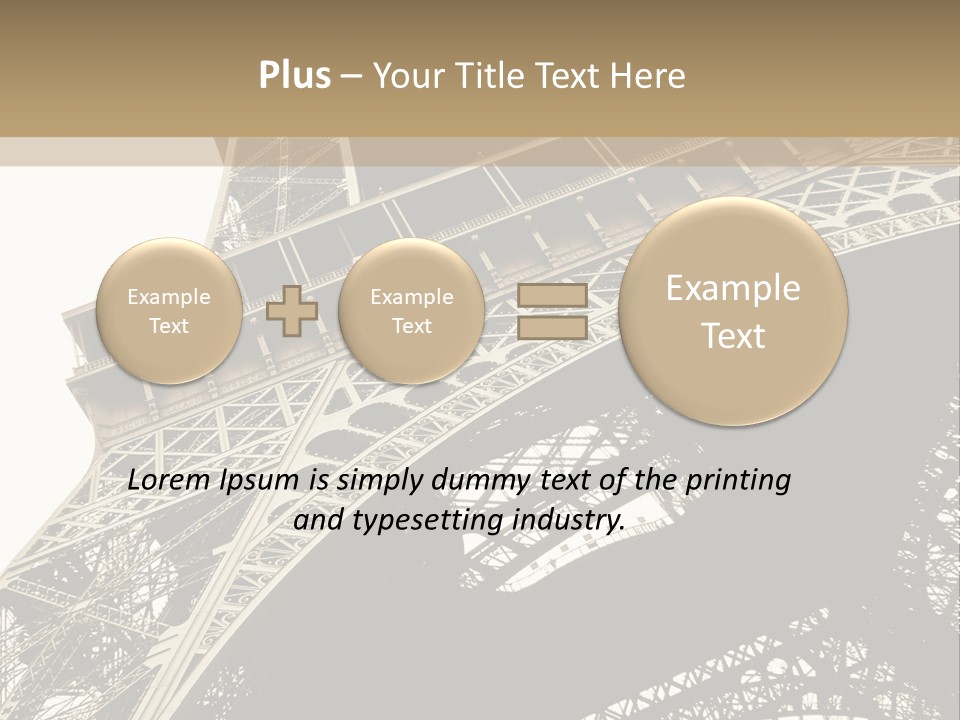 Metal Paris City PowerPoint Template