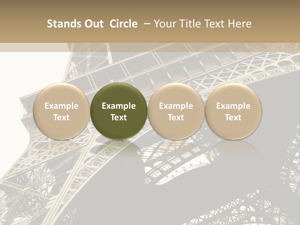 Metal Paris City PowerPoint Template