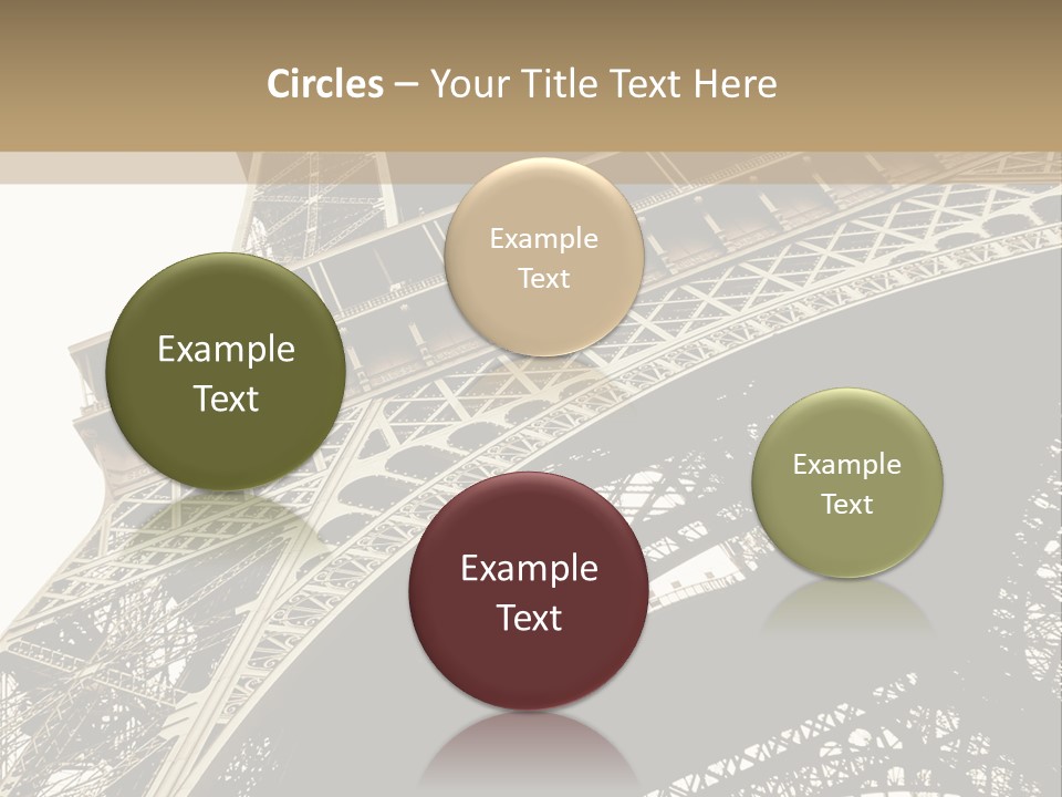 Metal Paris City PowerPoint Template