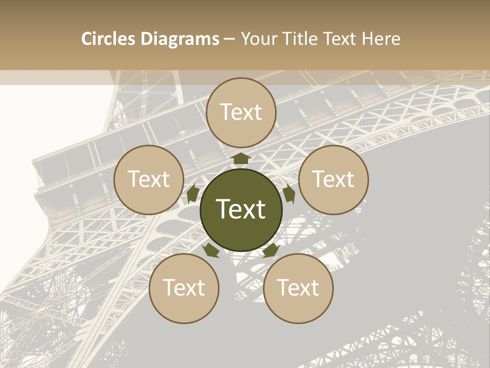 Metal Paris City PowerPoint Template