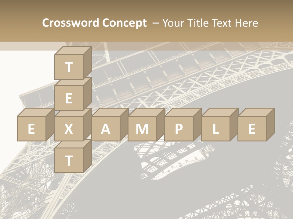 Metal Paris City PowerPoint Template